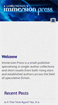 Mobile Screenshot of immersionpress.com