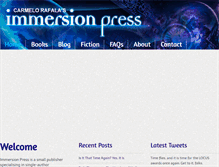 Tablet Screenshot of immersionpress.com